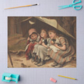 Drie kleine Kittens (door Joseph Clark) Tissuepapier (Craft)