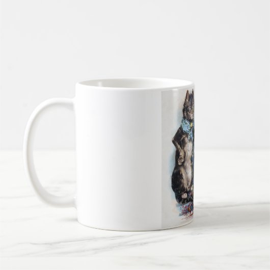 Drie Kleine Kittens en Moeder Louis Wain Koffiemok (Links)