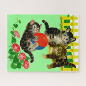drie kleine kittens legpuzzel (Horizontaal)