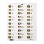 Drie Kleine Kittens Moeder de Gans Illustratie Etiket (Full Sheet)