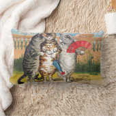 Drie Kleine Kittens Moeder de Gans Illustratie Kussen (Deken)