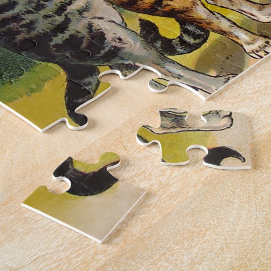 Drie kleine Kittens Moeder Goose Illustratie Legpuzzel (Zijkant)