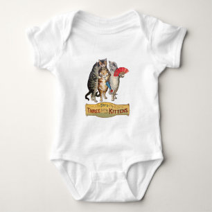 Drie kleine Kittens Moeder Goose Illustratie Romper