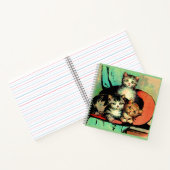 drie kleine kittens notitieboek (Binnen)