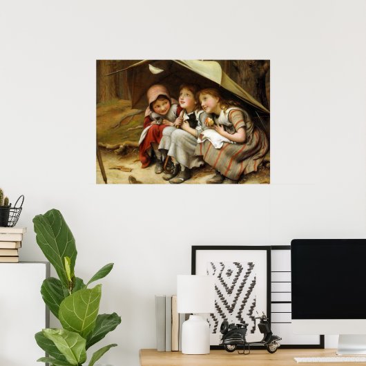 "Drie kleine Kittens" Poster (Thuiskantoor)
