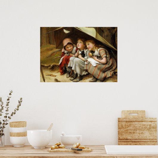 "Drie kleine Kittens" Poster (Keuken)