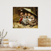 Drie Kleine Kittens Poster (Keuken)