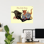 Drie Kleine Kittens Poster (Thuiskantoor)