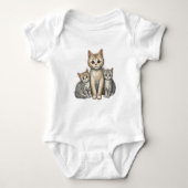 Drie Kleine Kittens Romper (Voorkant)