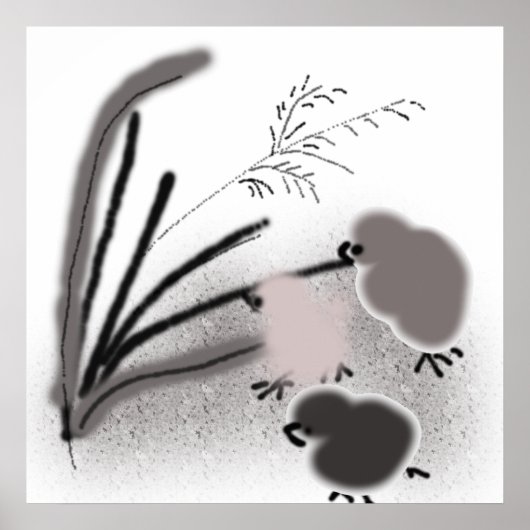 Drie kleine kuikens poster (Voorkant)