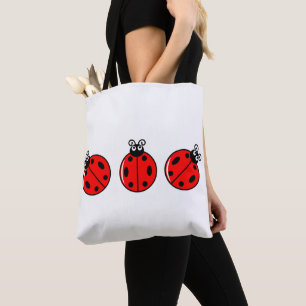 Drie kleine Ladybugs - All-Over-Print Tas