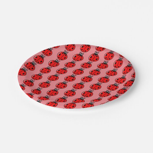 Drie kleine ladybugs - Bord papier (Gekanteld)
