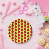 Drie kleine ladybugs - Bord papier (Feest)