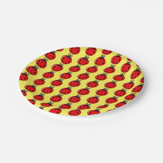 Drie kleine ladybugs - Bord papier (Gekanteld)