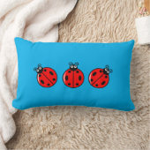 Drie kleine ladybugs - Lumbar Pillow 13 x 21 inch Kussen (Deken)