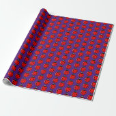 Drie kleine ladybugs - Matte Wrapping Paper Cadeaupapier (Uitgerold)