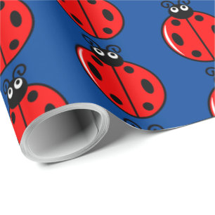 Drie kleine ladybugs - Matte Wrapping Paper Cadeaupapier