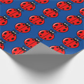 Drie kleine ladybugs - Matte Wrapping Paper Cadeaupapier (Hoek)