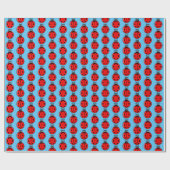Drie kleine ladybugs - Matte Wrapping Paper Cadeaupapier (Vlak)