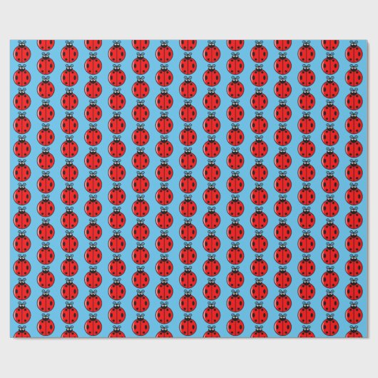 Drie kleine ladybugs - Matte Wrapping Paper Cadeaupapier (Vlak)