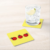 Drie kleine ladybugs - Onderzetter papier (Insitu)