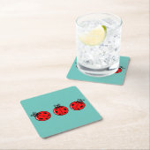 Drie kleine ladybugs - Onderzetter papier (Insitu)