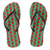 Drie Kleine Ladybugs - Paar van Teenslippers (Voetbed)