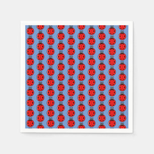 Drie kleine ladybugs - standaard cocktail servet