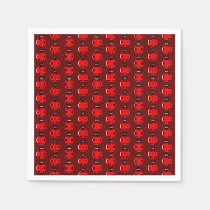 Drie kleine ladybugs - standaard cocktail servet