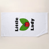 Drie Kleine Lieveheersbeestjes - Badhanddoek (Voorkant)
