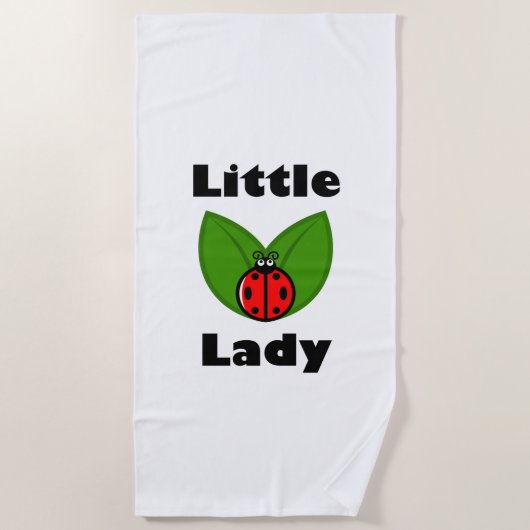 Drie Kleine Lieveheersbeestjes - Badhanddoek (Voorkant)