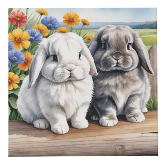 Drie kleine luipkonijnen kubus (Rechts)