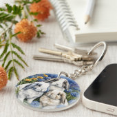 Drie kleine luipkonijnen sleutelhanger (Voorkant Rechts)