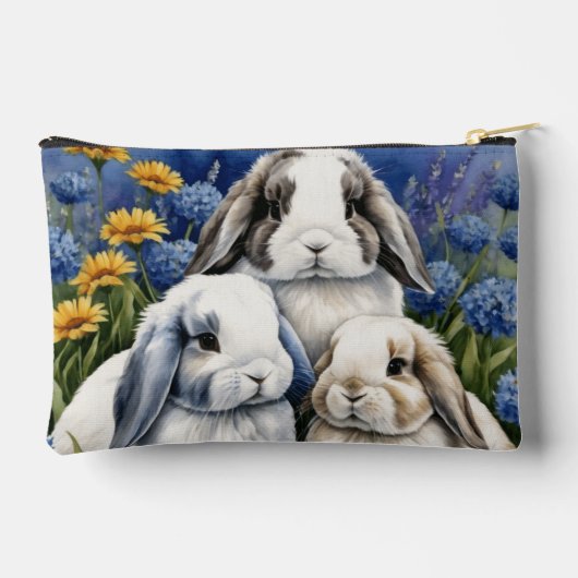 Drie kleine luskonijntjes etui (Achterkant)