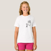 Drie kleine miauwen t-shirt (Voorkant volledig)
