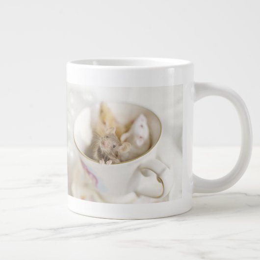 Drie kleine muizen grote koffiekop (Rechts)