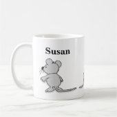 Drie kleine muizen koffiemok (Links)