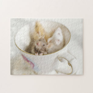 Drie kleine muizen legpuzzel