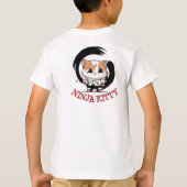Drie Kleine Ninja Katties T-shirt (Achterkant)