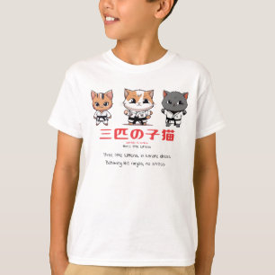 Drie Kleine Ninja Katties T-shirt