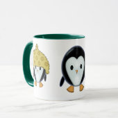 Drie kleine Penguins Holiday Mok (Voorkant links)