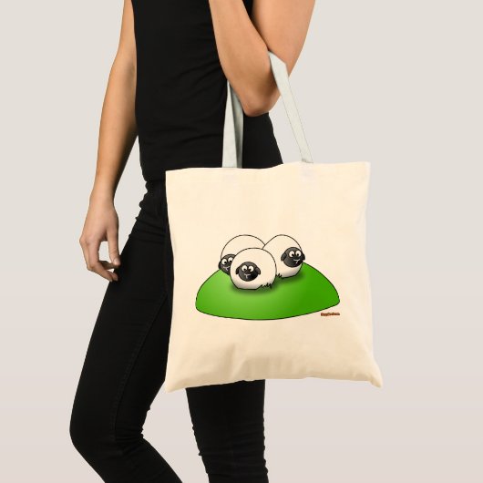 Drie kleine schapenzakken tote bag (Voorkant (product))