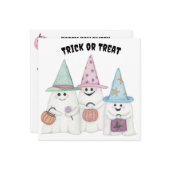 Drie kleine spoken kaart (Voorkant / Achterkant in situ)