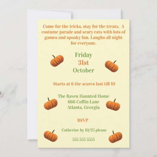 Drie kleine spoken kaart (Achterkant)