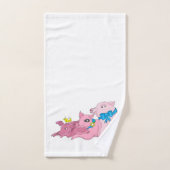 Drie kleine varkens bad handdoek (Handdoek)