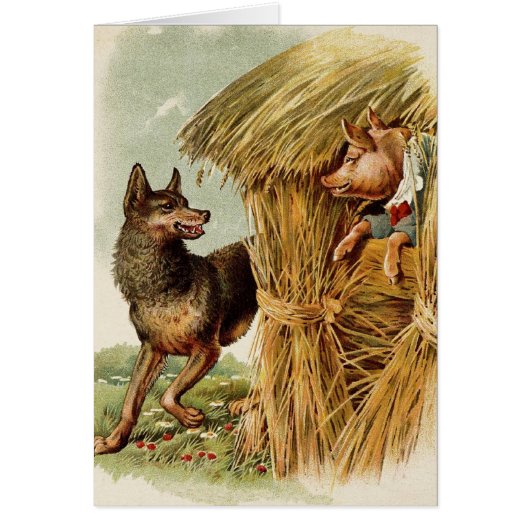 Drie kleine Varkens Big Bad Wolf,  Fairy Tale (Voorkant)