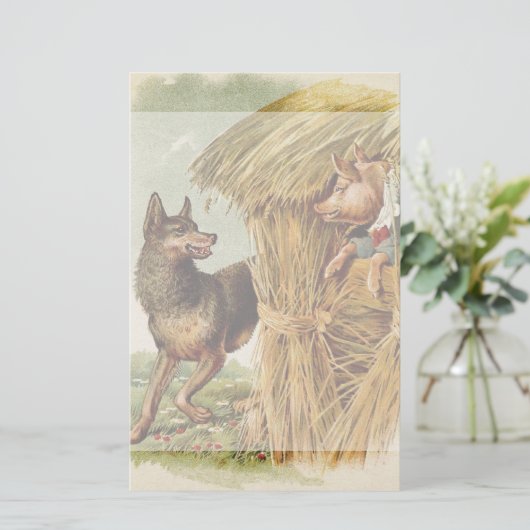 Drie kleine Varkens Big Bad Wolf, Fairy Tale (Staand voorkant)