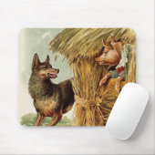 Drie kleine Varkens Big Bad Wolf,  Fairy Tale Muismat (Met muis)