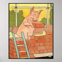 Drie kleine Varkens: Bricks om een huis te bouwen