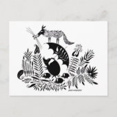 Drie kleine varkens briefkaart (Voorkant)